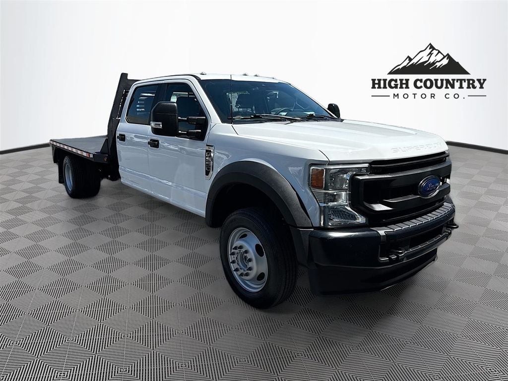 2022 Ford F-550SD XL DRW in Oxford White — front three-quarter view