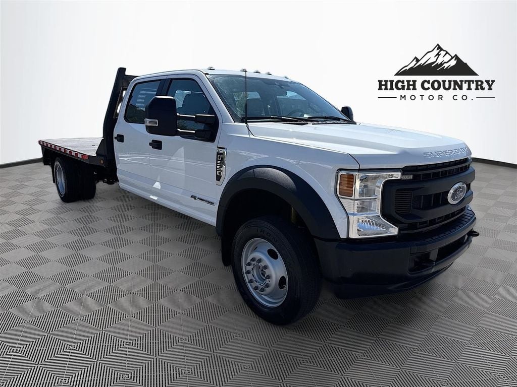 2022 Ford F-550SD XL DRW in Oxford White — front three-quarter view