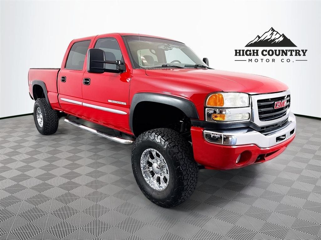 2006 GMC Sierra 2500HD SLE1 in Victory Red — front three-quarter view