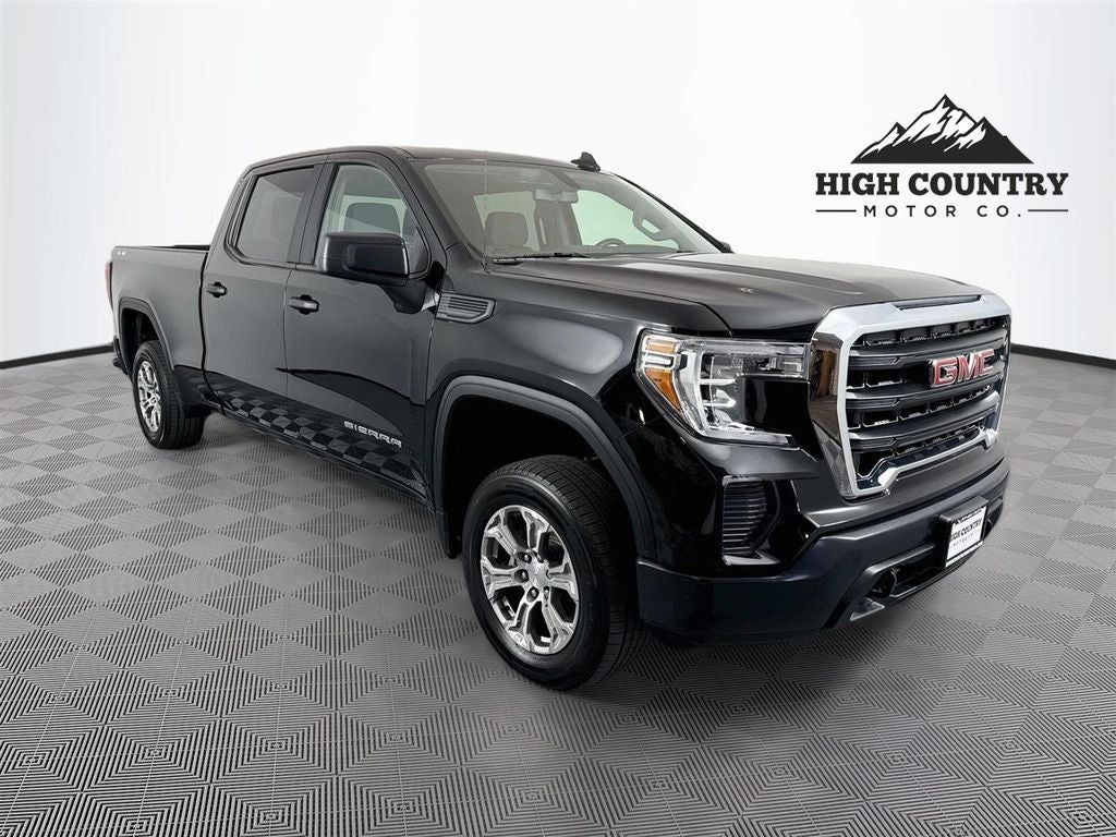 2021 GMC Sierra 1500 Base in Onyx Black — front three-quarter view