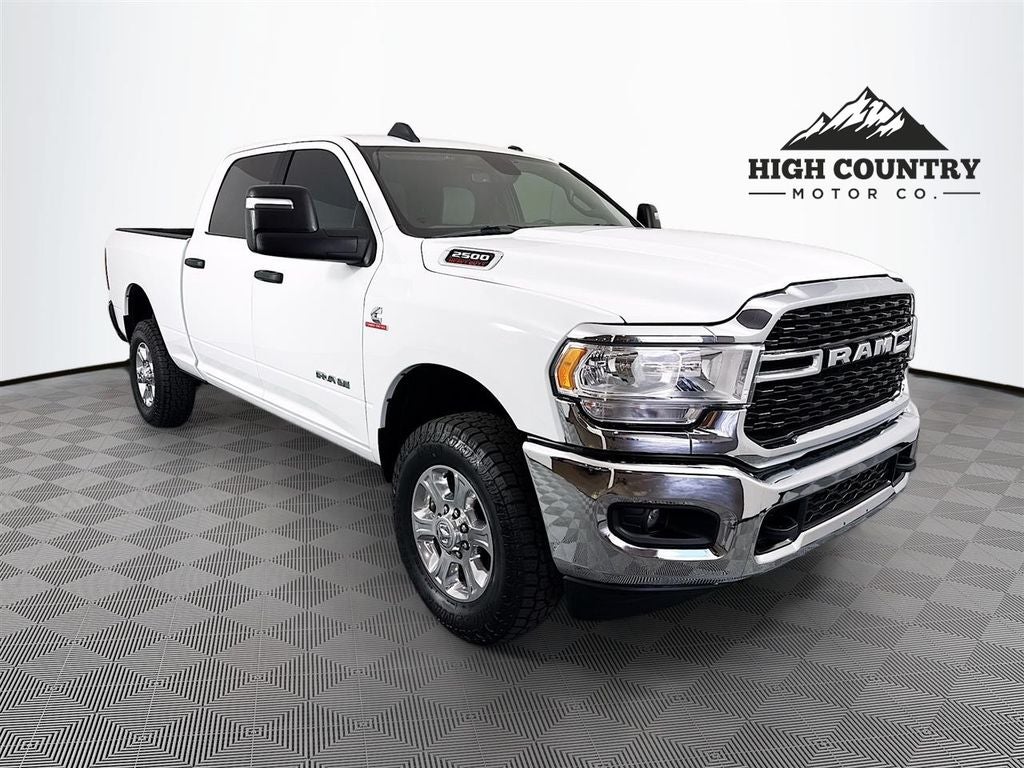 2023 RAM 2500 Big Horn in Bright White Clearcoat — front three-quarter view