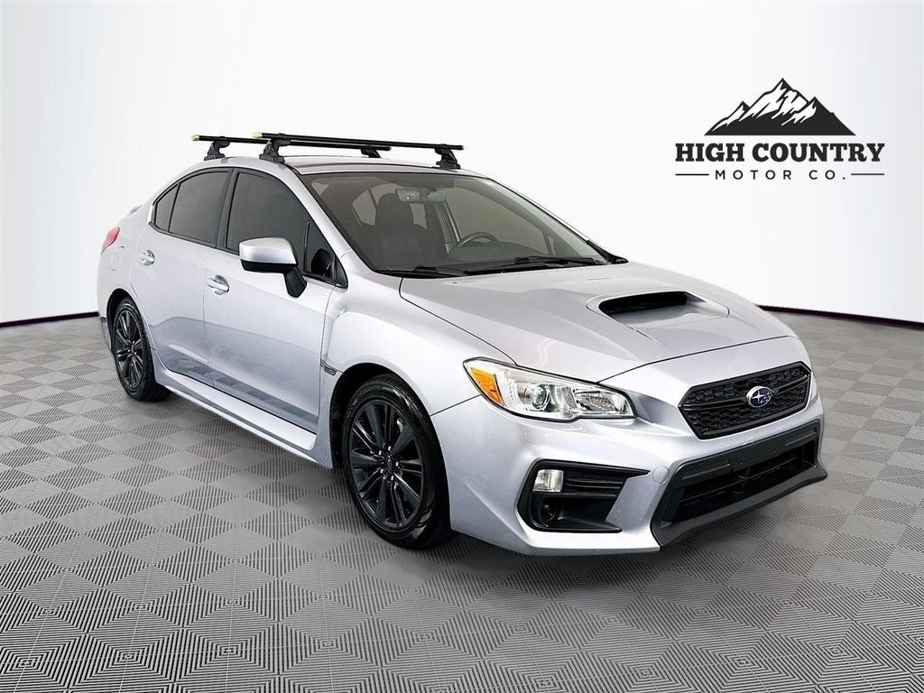2021 Subaru WRX Base in Ice Silver Metallic — front three-quarter view